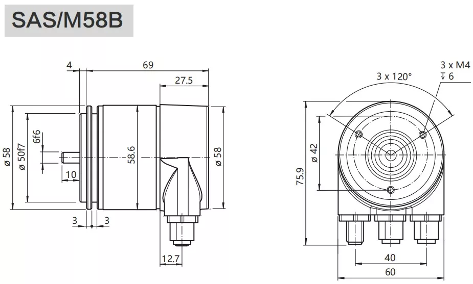 58mm Ethercat Heavy Duty Encoder