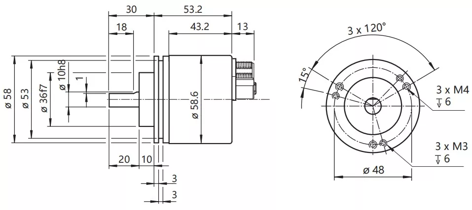 58mm Profinet Io Heavy Duty Encoder